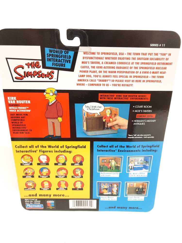 Kirk Van Houten - Playmates (World of Springfield: Simpsons) action figure collectible [Barcode 043377994329] - Main Image 2