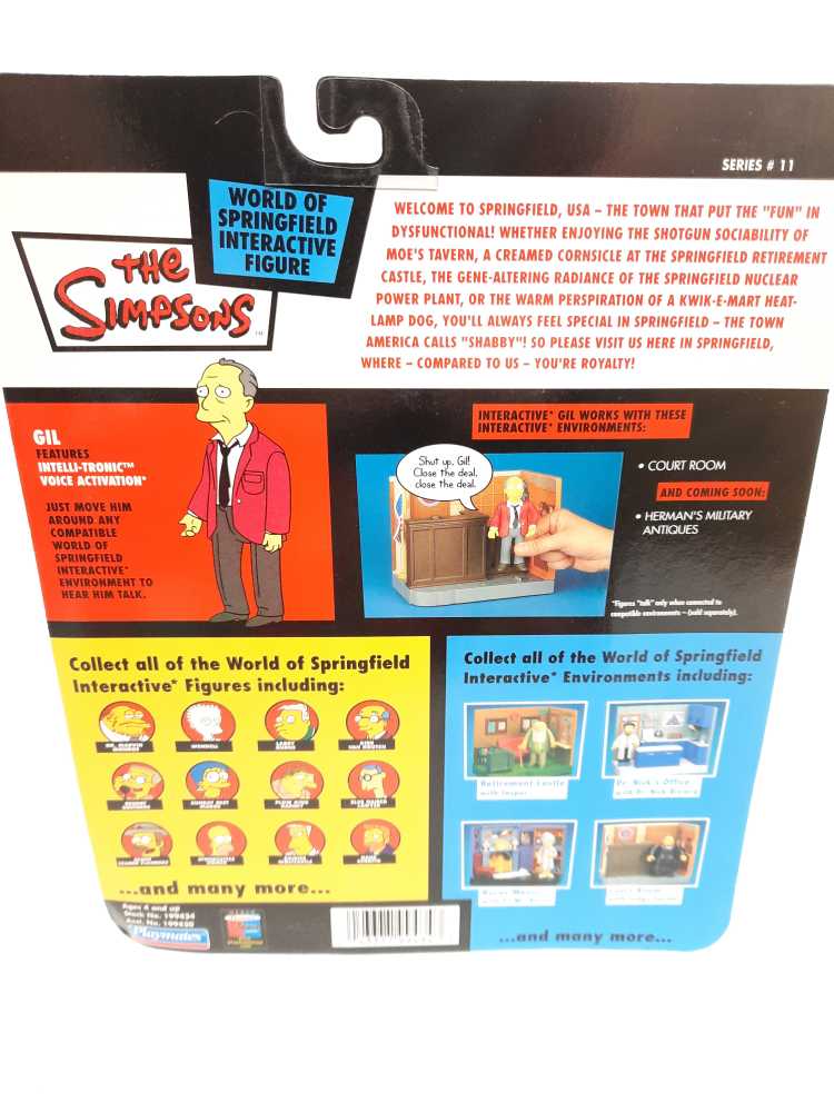 THE SIMPSONS: Gil - Playmates (The Simpsons) action figure collectible [Barcode 043377994343] - Main Image 2