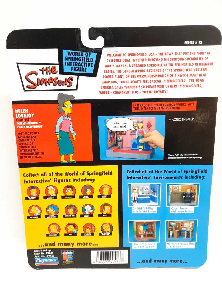 Helen Lovejoy - Playmates (World of Springfield: Simpsons) action figure collectible [Barcode 043377994510] - Main Image 2