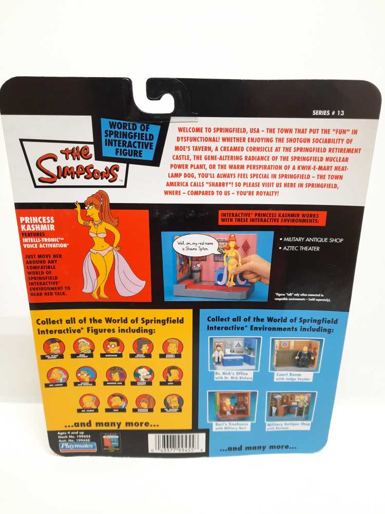 Princess Kashmir - Playmates (World of Springfield: Simpsons) action figure collectible [Barcode 043377994558] - Main Image 2