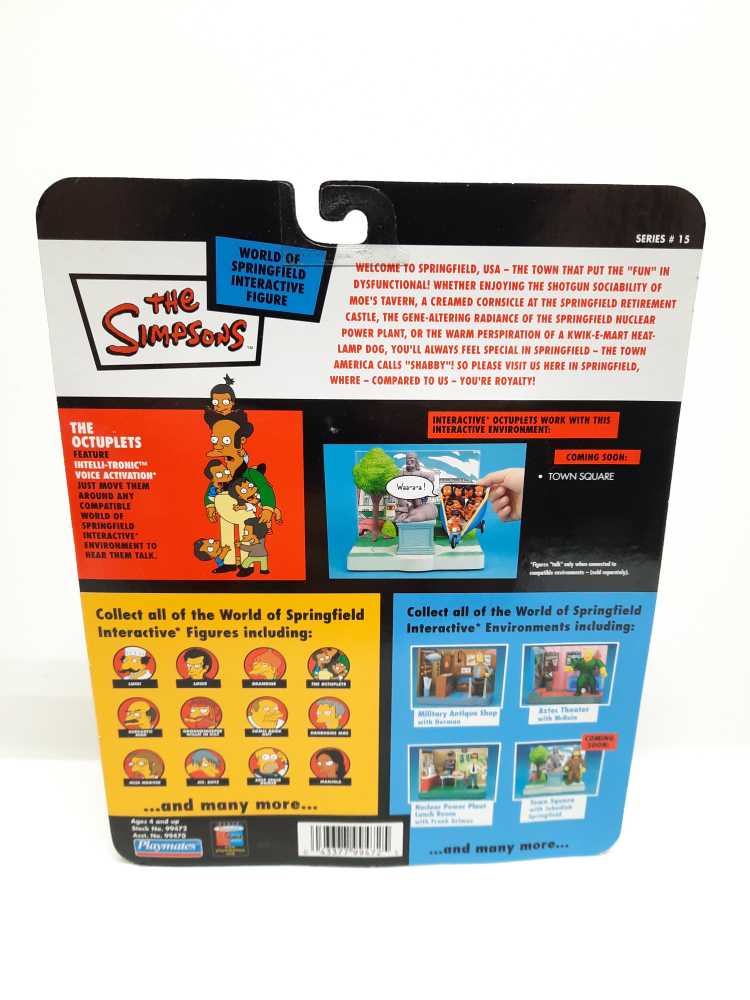 The Simpsons - WOS - The Octuplets - Playmates (The Simpsons) (World of Springfield: Simpsons) action figure collectible [Barcode 043377994725] - Main Image 2