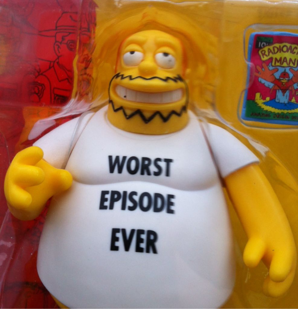 The Simpsons - WOS - Comic Book Guy - Playmates (The Simpsons) (World of Springfield: Simpsons) action figure collectible [Barcode 043377994732] - Main Image 2