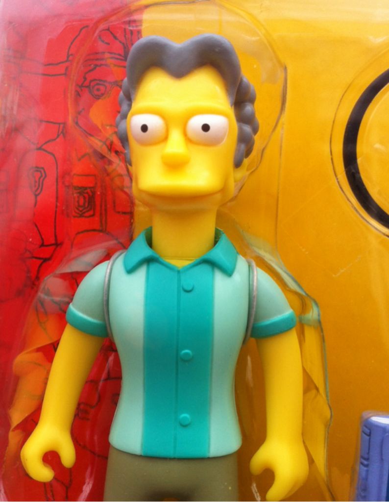 The Simpsons - WOS - Handsome Moe - Playmates (The Simpsons) (World of Springfield: Simpsons) action figure collectible [Barcode 043377994749] - Main Image 2