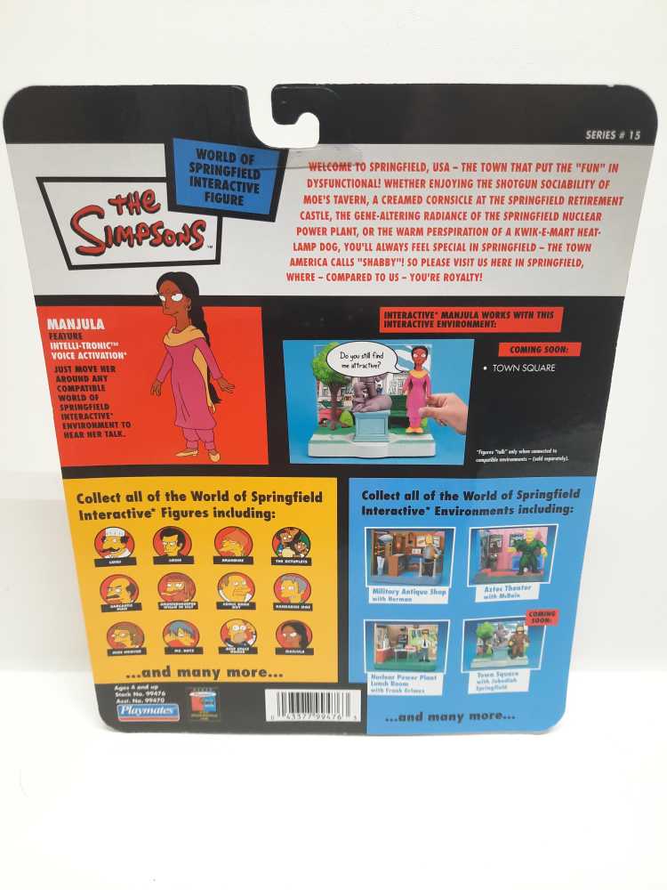 Manjula - Playmates (The Simpsons) (World of Springfield: Simpsons) action figure collectible [Barcode 043377994763] - Main Image 2