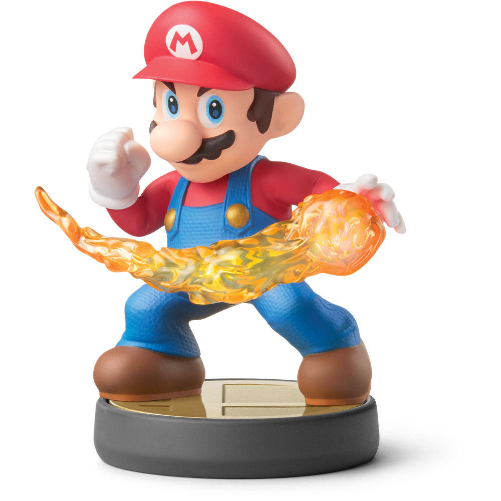 Amiibo 01: Mario - Nintendo (Super Smash Bros. for Nintendo 3DS/Wii U) action figure collectible [Barcode 045496352363] - Main Image 3