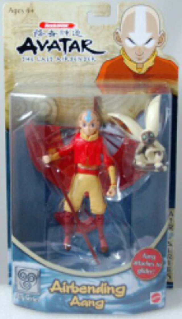 Avatar - Air Series - Airbending Aang - Mattel (Avatar The Last Airbender) action figure collectible [Barcode 027084282207] - Main Image 2