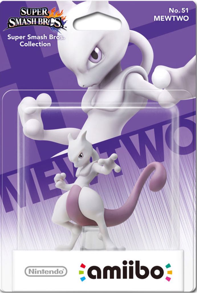 Mewtwo - Nintendo (Super Smash Bros. for Nintendo 3DS/Wii U) action figure collectible [Barcode 045496353193] - Main Image 1