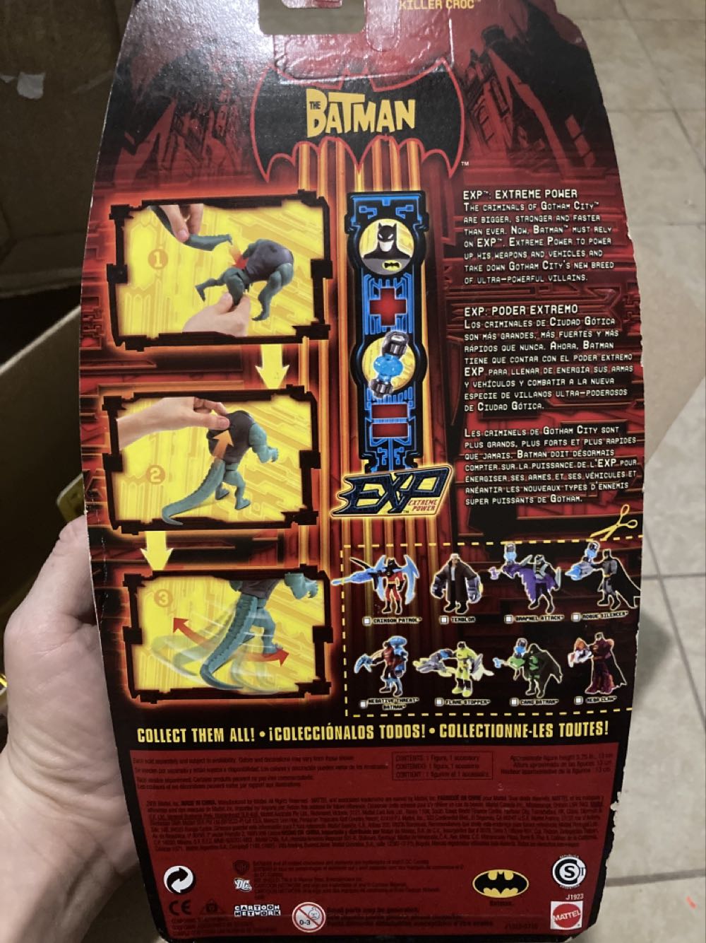 The Batman - Killer Croc - Mattel (The Batman: Exp) action figure collectible [Barcode 027084302059] - Main Image 3