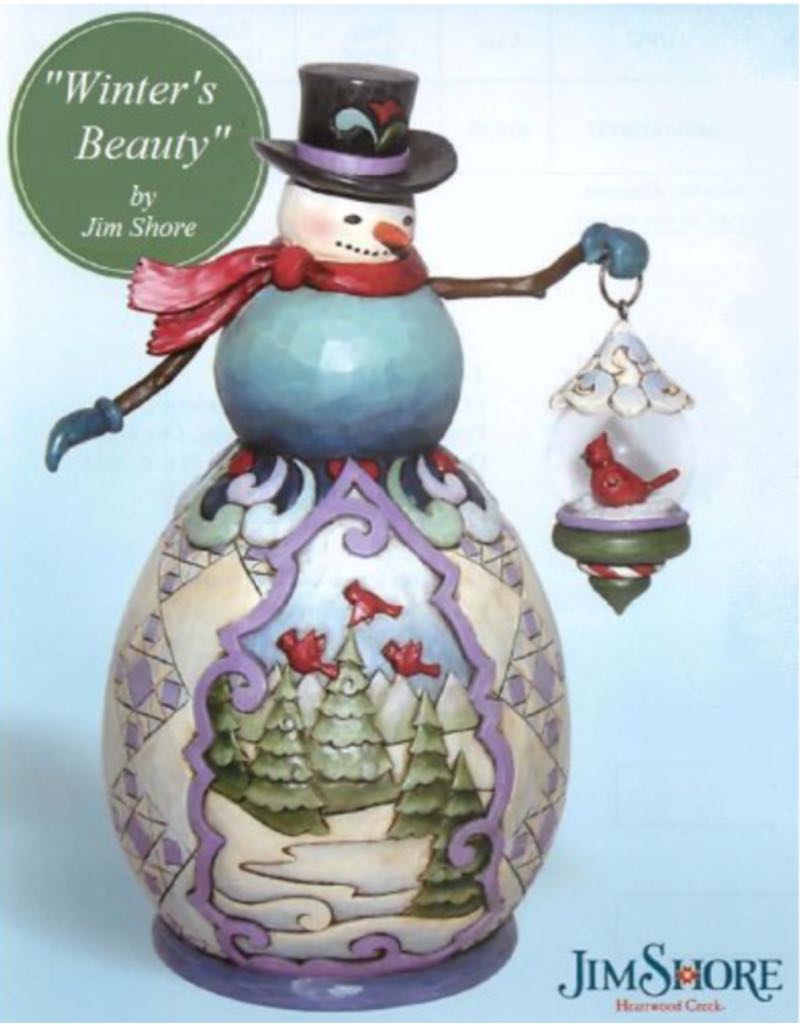 Winter’s Beauty - Enesco (Jim Shore Heartwood Creek) action figure collectible [Barcode 045544430937] - Main Image 1