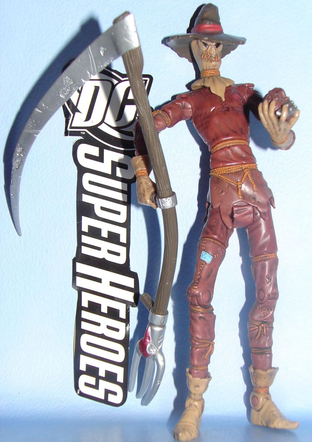 Scarecrow D.C. Super Heroes - Scarecrow - Matel action figure collectible [Barcode 027084302806] - Main Image 2