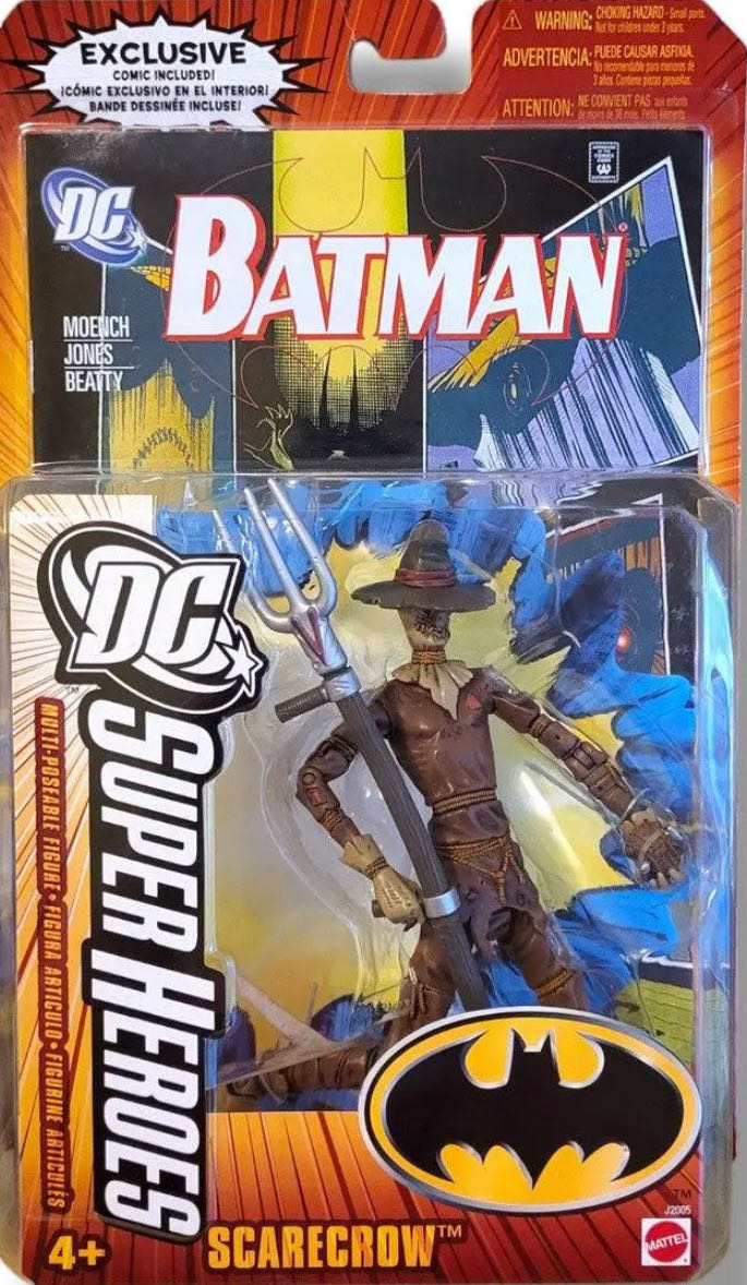 Scarecrow D.C. Super Heroes - Scarecrow - Matel action figure collectible [Barcode 027084302806] - Main Image 3