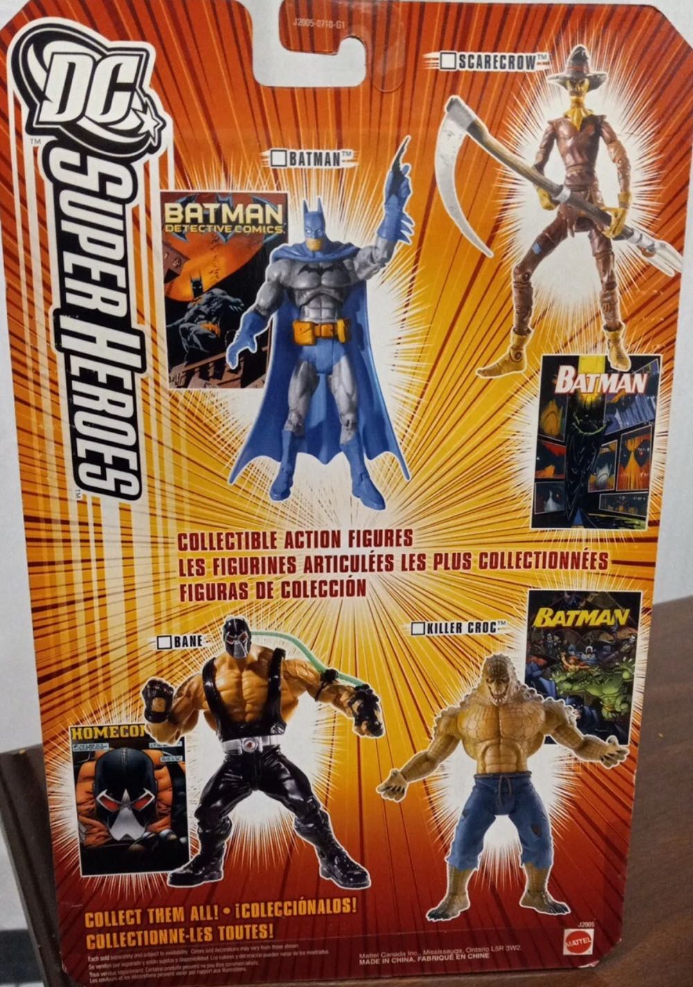 Scarecrow D.C. Super Heroes - Scarecrow - Matel action figure collectible [Barcode 027084302806] - Main Image 4