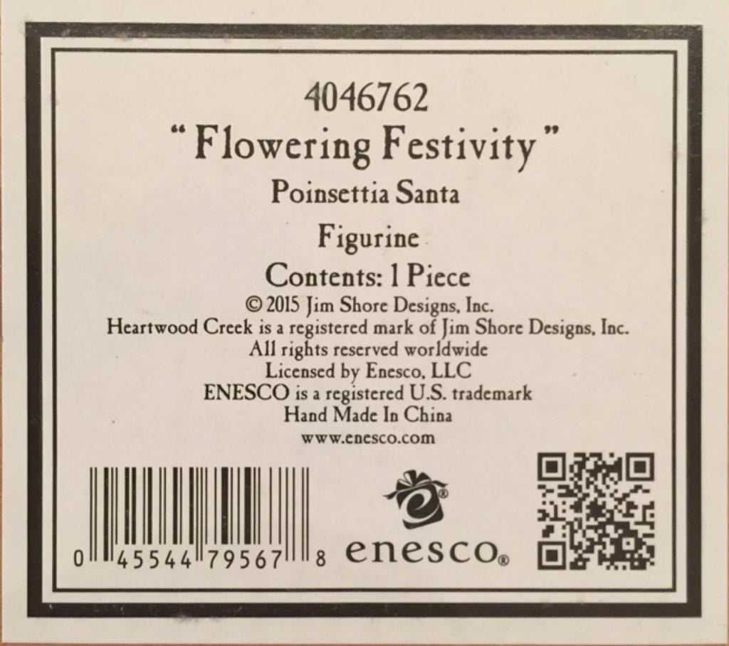 Flowering Festivity - Enesco (Jim Shore Heartwood Creek) action figure collectible [Barcode 045544795678] - Main Image 2