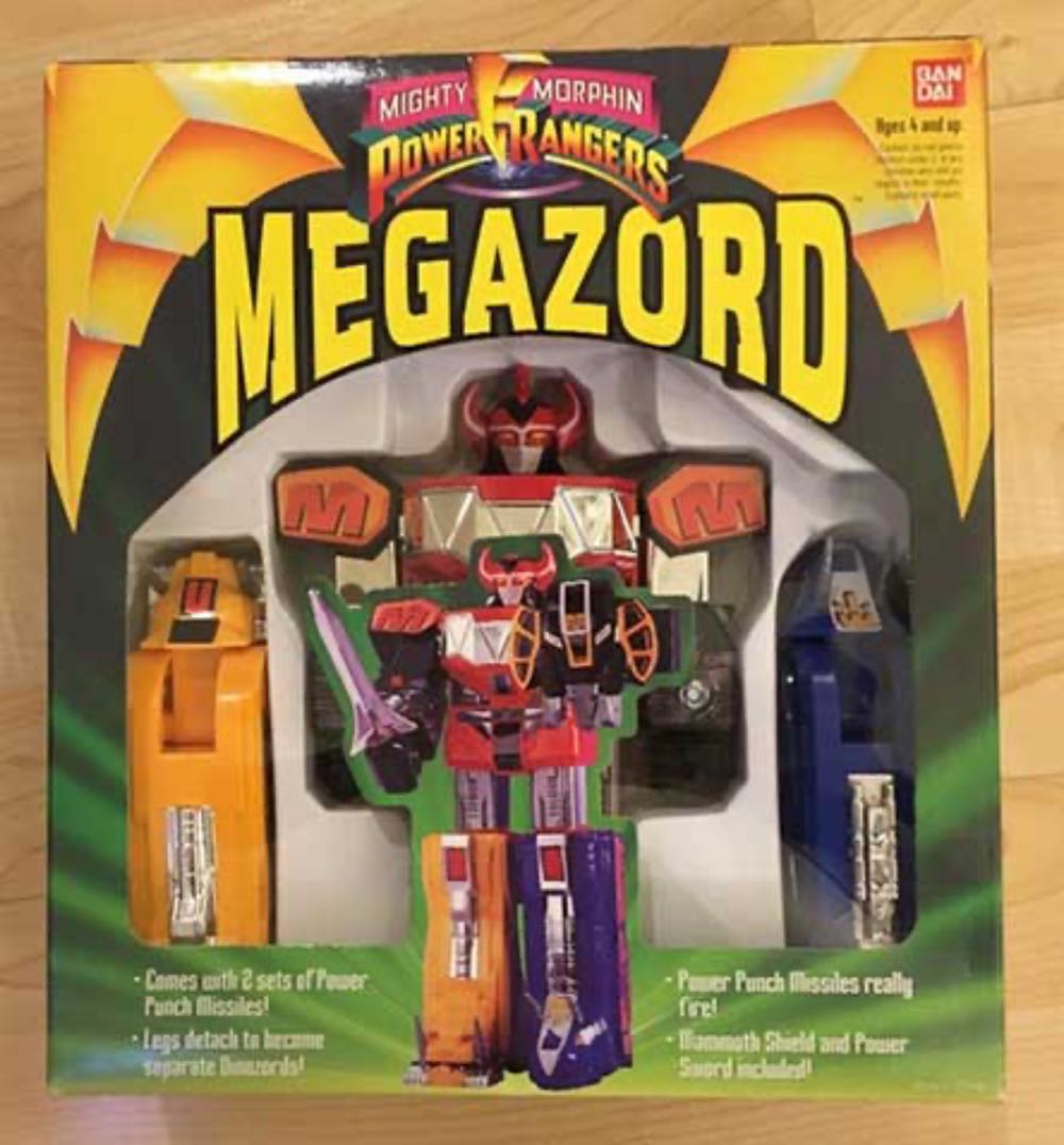 5” Megazord - Bandai (Power Rangers) action figure collectible [Barcode 045557022204] - Main Image 2
