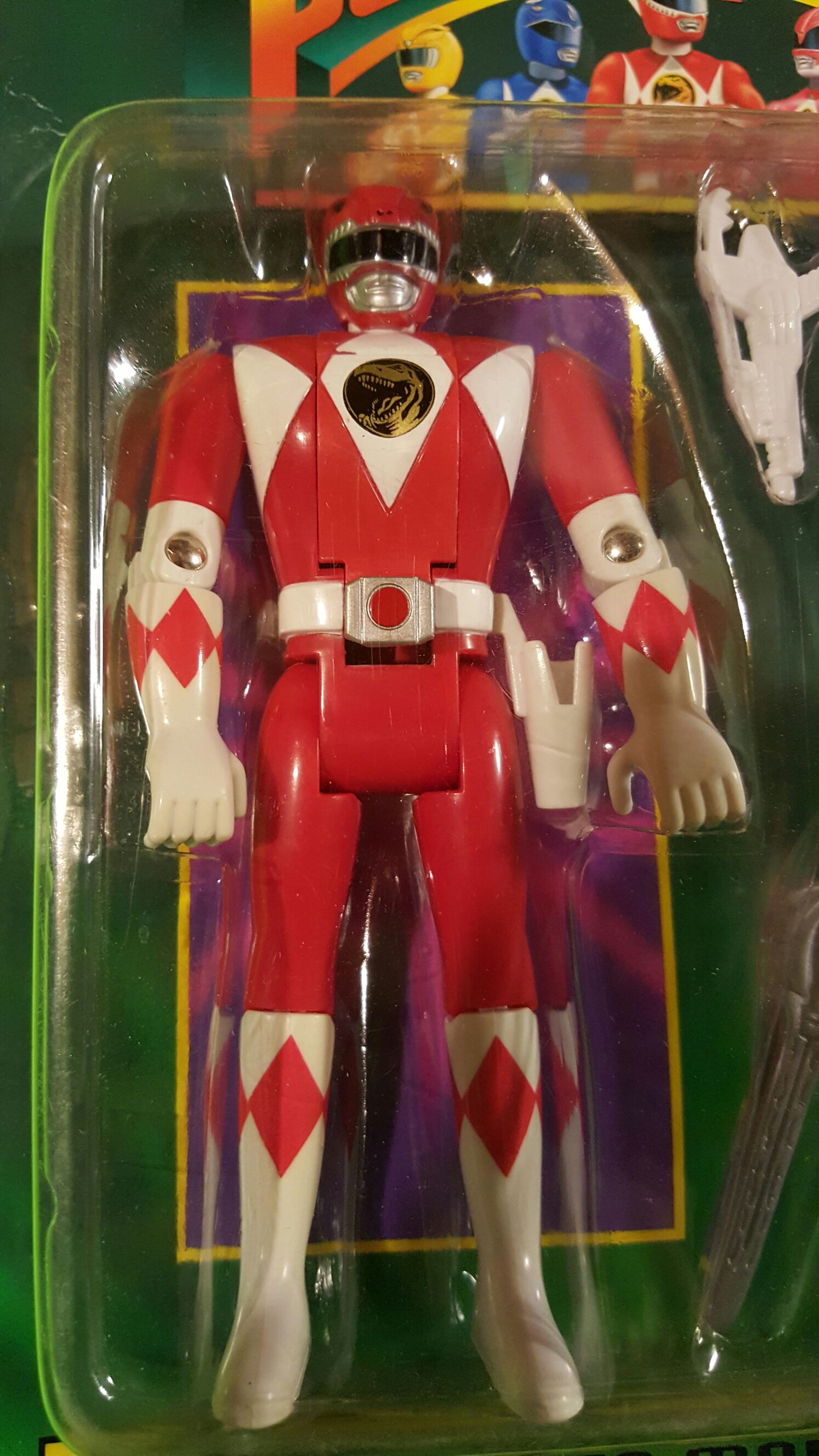 Power Rangers Jason Action - Bandai America (Mighty Morphin Power Rangers) action figure collectible [Barcode 045557023119] - Main Image 2