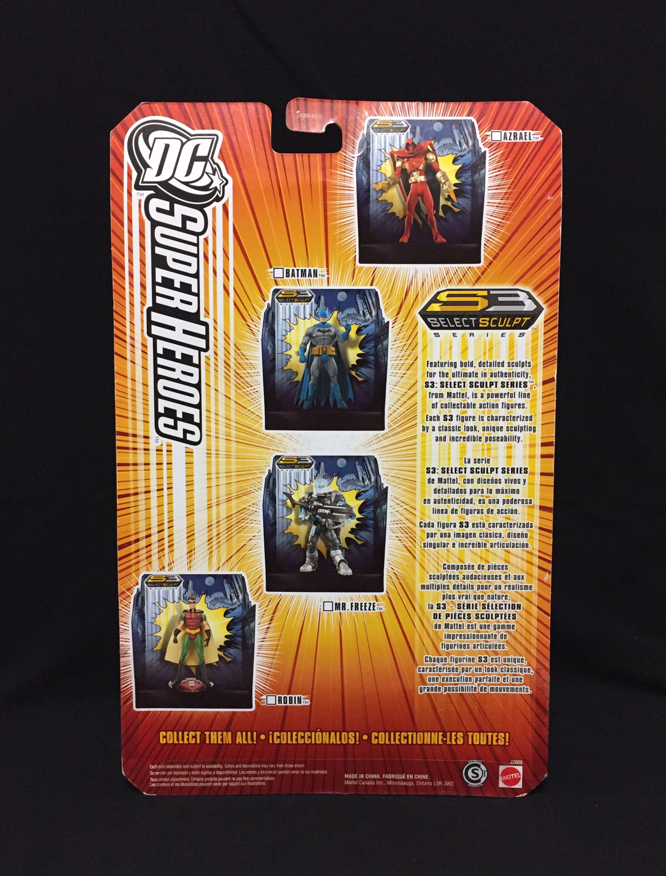 Batman (DCSH 3) - Mattel (DC Universe Select Sculpt Series) action figure collectible [Barcode 027084302837] - Main Image 2