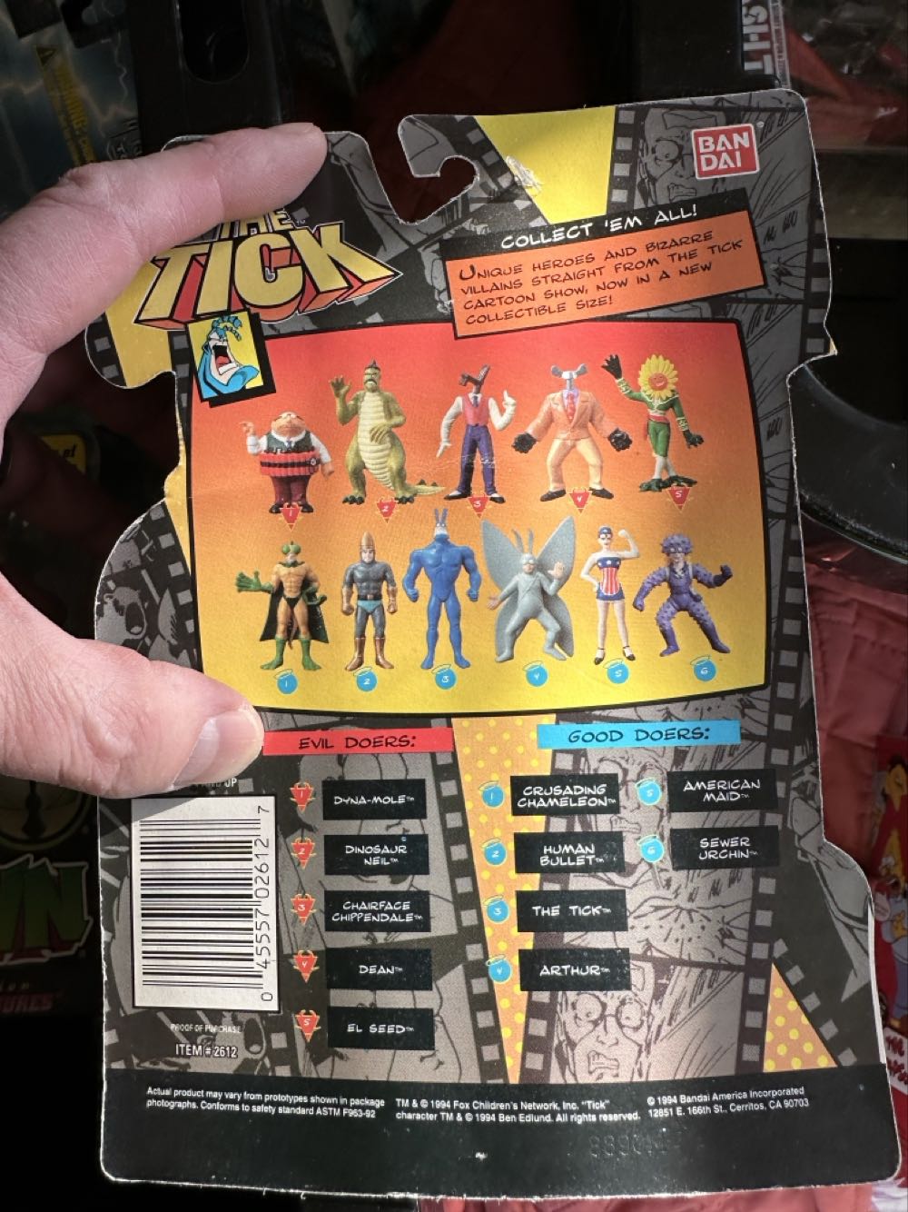 Tick Collectible Figures: Tick, The - Bandai (The Tick) action figure collectible [Barcode 045557026127] - Main Image 2