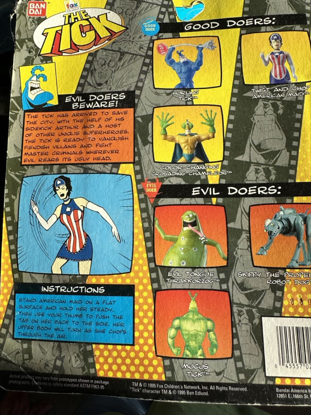 The Tick: American Maid - Bandai (The Tick) action figure collectible [Barcode 045557026318] - Main Image 3