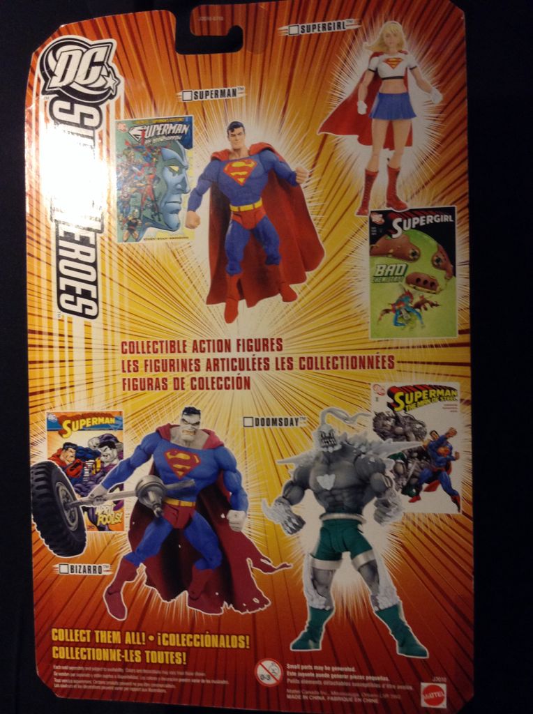 Superman - Mattel (DC (Superman)) action figure collectible [Barcode 027084302851] - Main Image 2