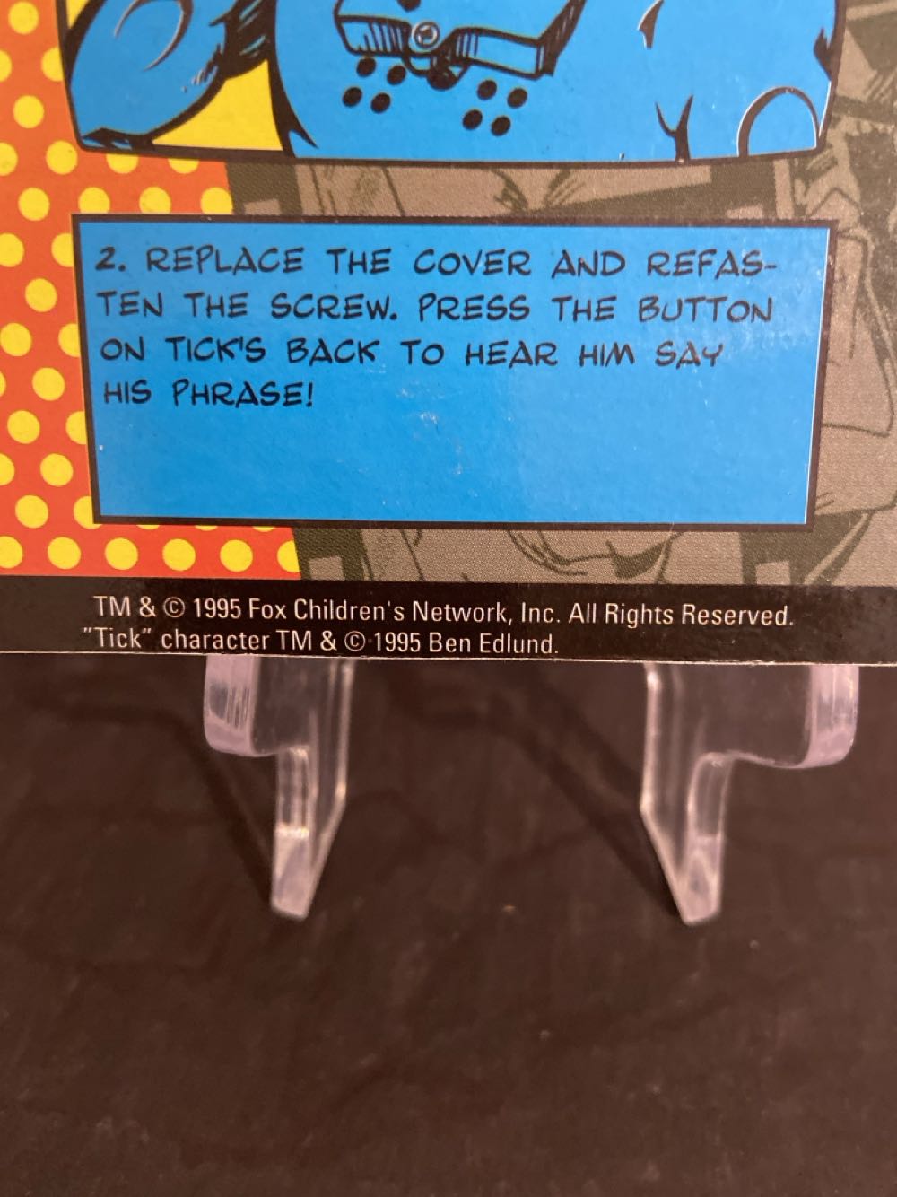 Tourist Tick - Bandai (The Tick: Tick Talkers) action figure collectible [Barcode 045557026417] - Main Image 3