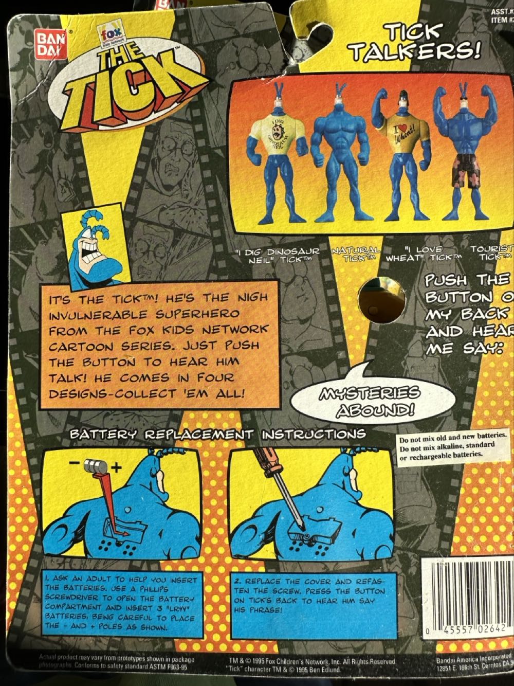 Tge Tick I Love Wheat - Bandai (The Tick) action figure collectible [Barcode 045557026424] - Main Image 2