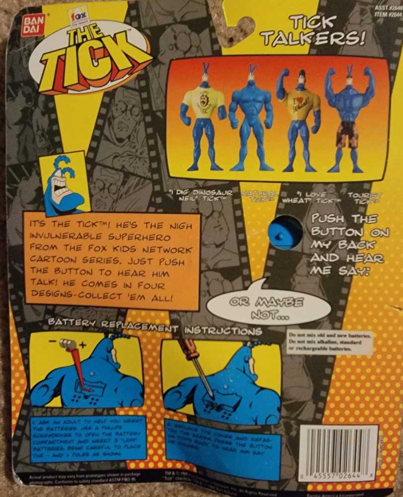 The Tick Talker: Natural Tick - Bandai (The Tick) action figure collectible [Barcode 045557026448] - Main Image 2
