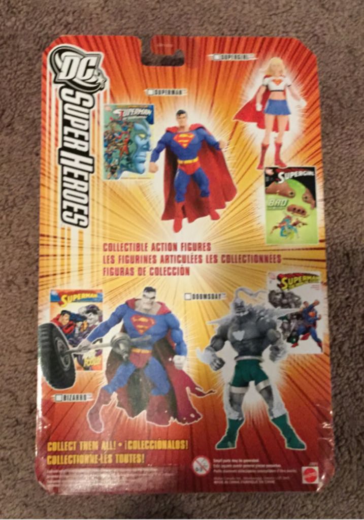 Supergirl  - Mattel (DC Superheroes) (DC Super Heroes) action figure collectible [Barcode 027084302868] - Main Image 2