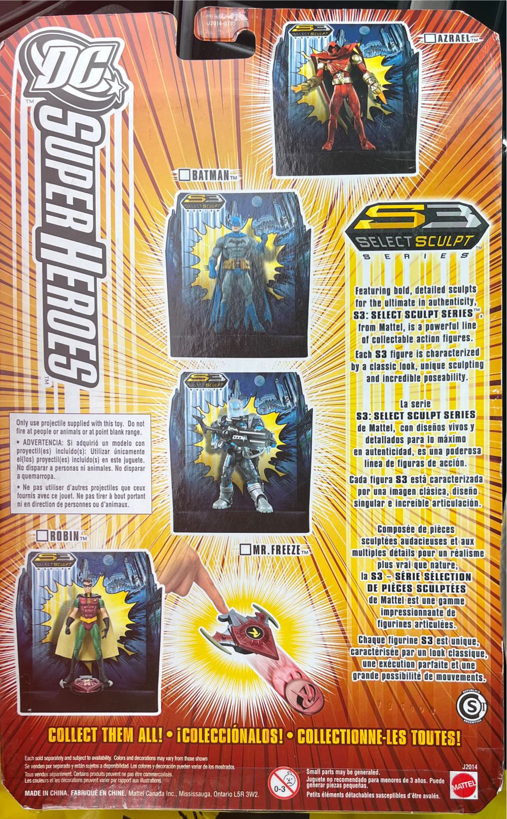 Robin - Mattel (DC SUPERHEROS : S3 Select Sculpt) action figure collectible [Barcode 027084302899] - Main Image 2