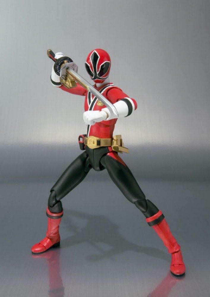 Power Rangers: Shinken Red Power Ranger - Bandai (Power Rangers) action figure collectible [Barcode 045557318260] - Main Image 2
