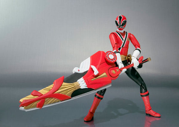 Power Rangers: Shinken Red Power Ranger - Bandai (Power Rangers) action figure collectible [Barcode 045557318260] - Main Image 3