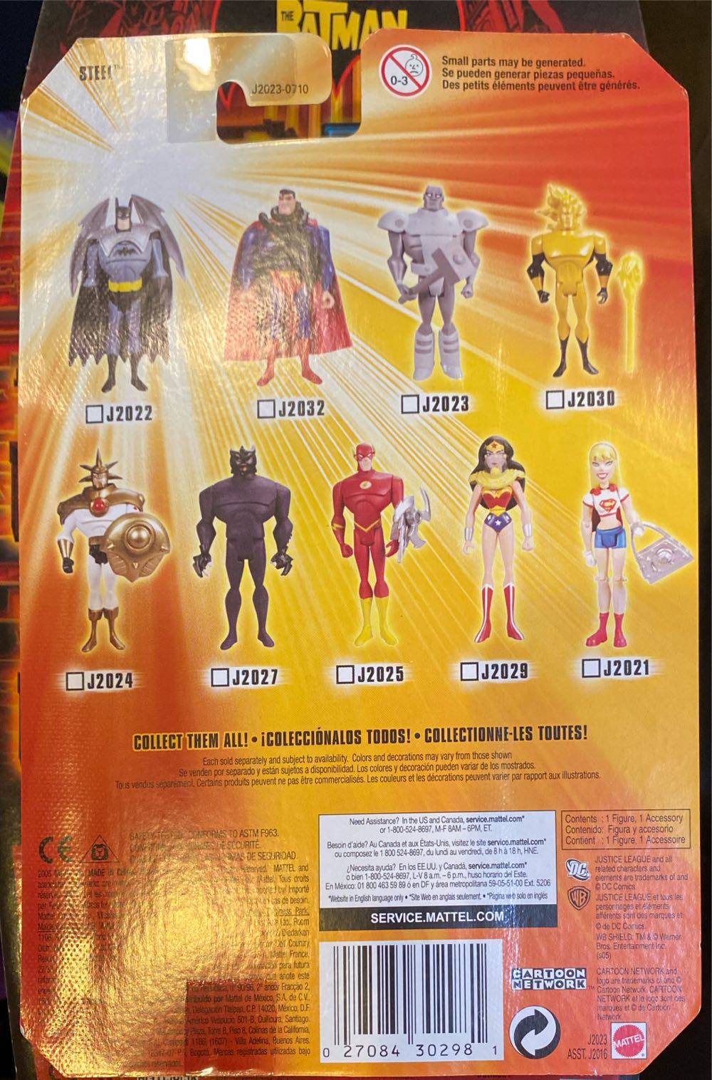 Justice League Unlimited - Steel - Mattel (Justice League Unlimited) action figure collectible [Barcode 027084302981] - Main Image 2