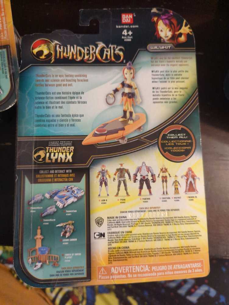 Thundercats 4 Inch Basic Action Figure WilyKit - Bandai (Thundercats) action figure collectible [Barcode 045557330057] - Main Image 3
