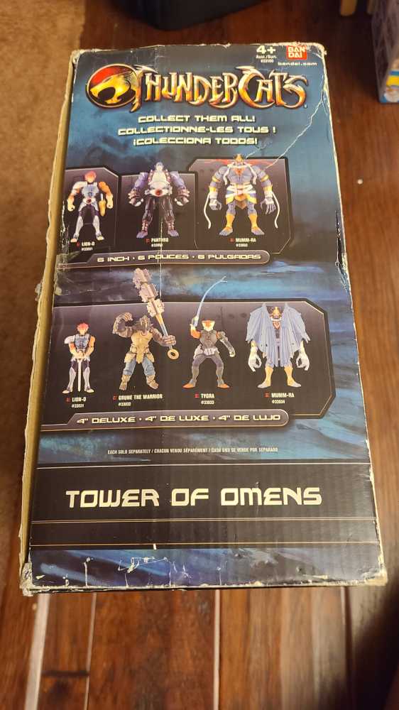 Thundercats Tower Omens Set W/ Tigra Translucent Figure - Bandai (Thundercats 2011) action figure collectible [Barcode 045557331023] - Main Image 4