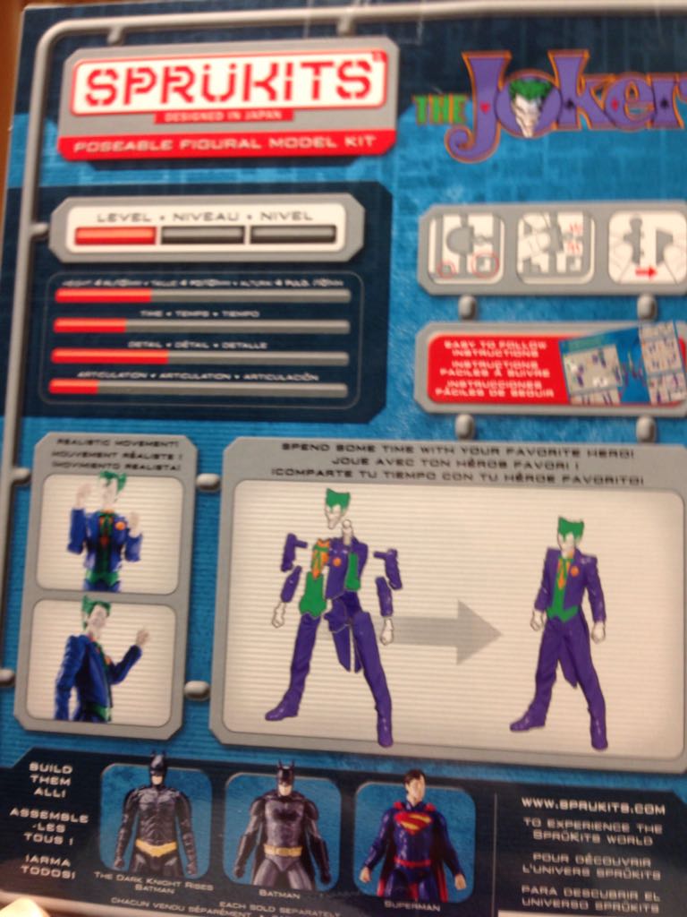 Joker - Bandai (Sprukits) action figure collectible [Barcode 045557356538] - Main Image 2