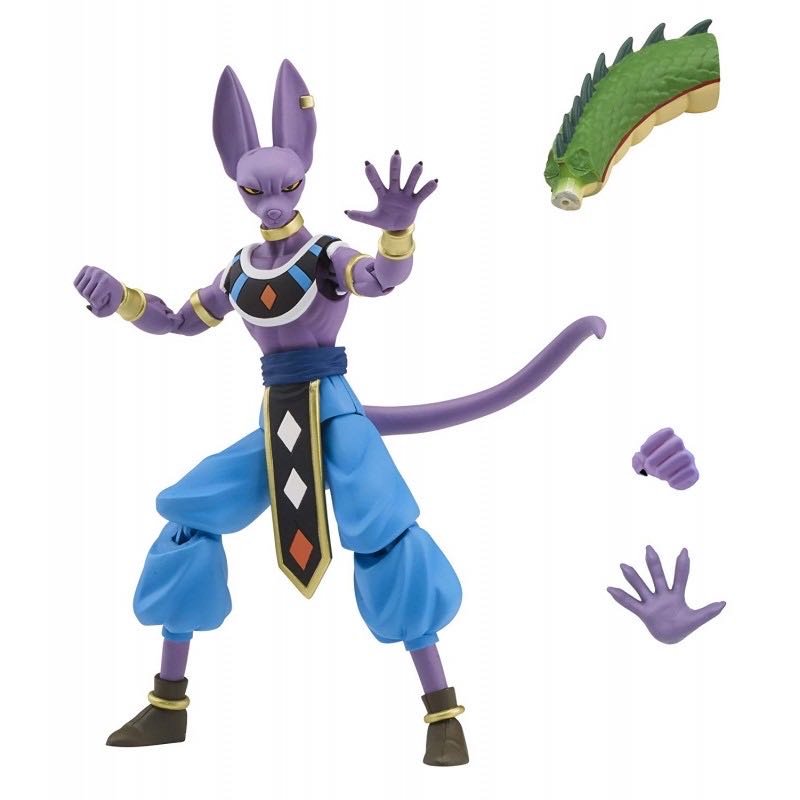Beerus - Bandai America, Inc. (Dragon Ball Super) action figure collectible [Barcode 045557358587] - Main Image 3