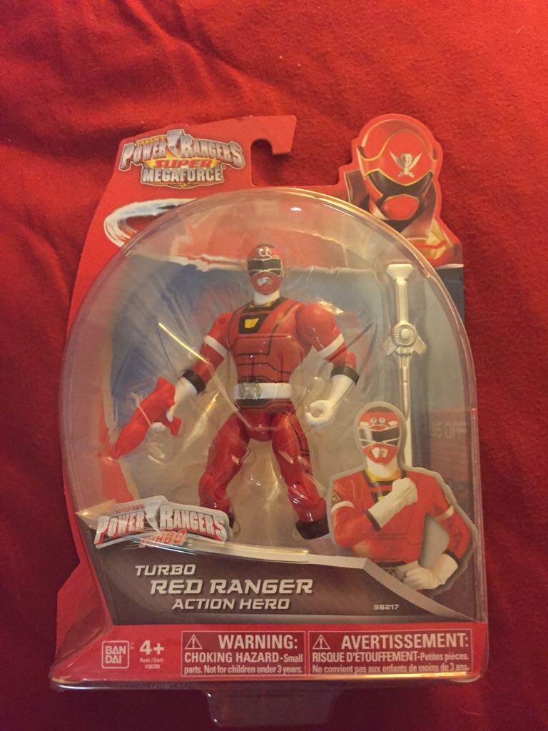 Turbo Red Ranger - Bandai (Power Rangers) action figure collectible [Barcode 045557382179] - Main Image 1