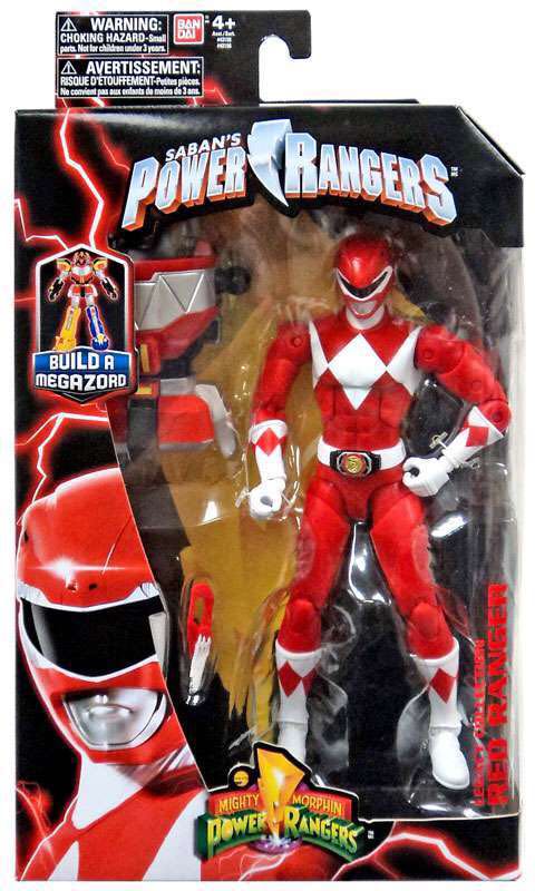 MMPR - Red Ranger Legacy Collection - Bandai (Mighty Morphin Power Rangers) action figure collectible [Barcode 045557431563] - Main Image 2