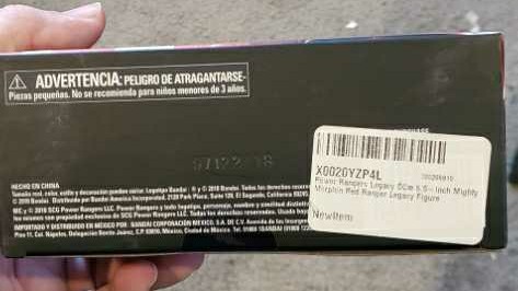 MMPR - Red Ranger Legacy Collection - Bandai (Mighty Morphin Power Rangers) action figure collectible [Barcode 045557431563] - Main Image 4