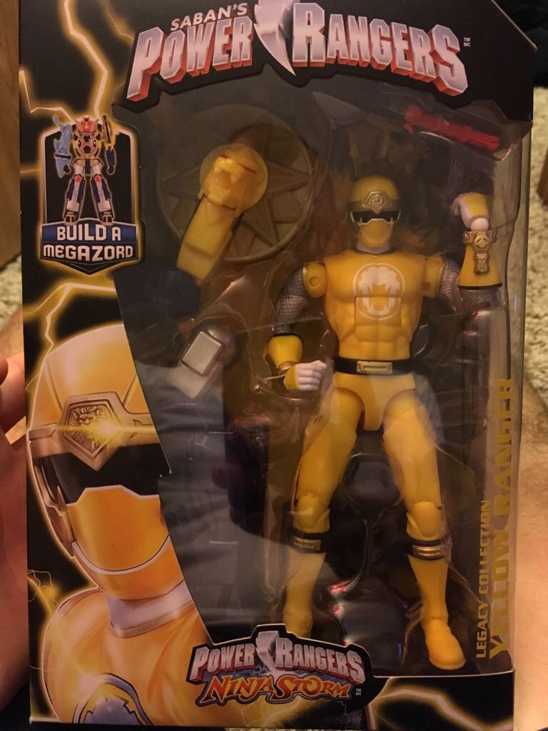 Ninja Storm Yellow Ranger  - Bandai America (Power Rangers Legacy Collection) action figure collectible [Barcode 045557431600] - Main Image 1