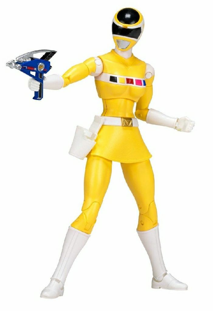 Legacy Collection Yellow Ranger - Bandai (Power Rangers Legacy Collection) action figure collectible [Barcode 045557431655] - Main Image 2