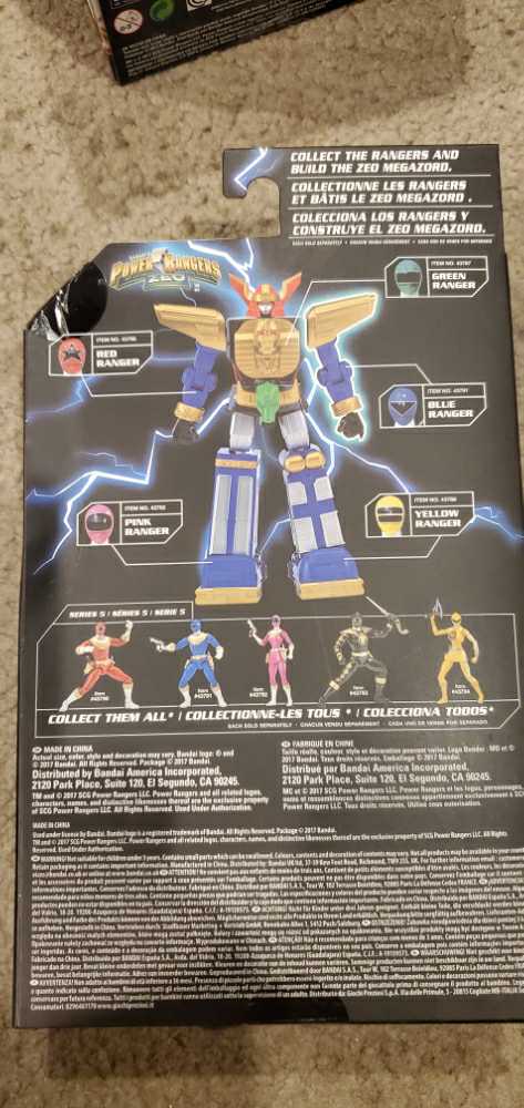  Blue Ranger - Bandai (Build A Megazord) action figure collectible [Barcode 045557437916] - Main Image 3