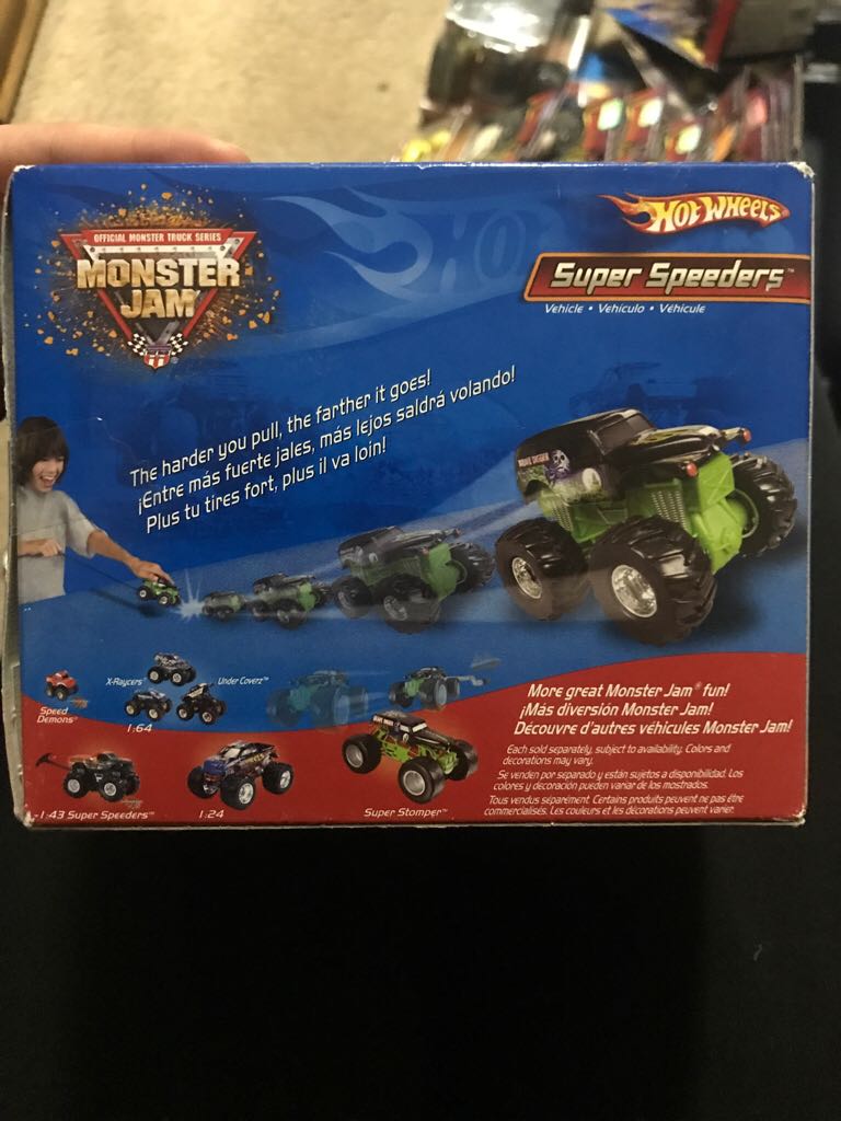 Batman Monster Jam - Hot Wheels Super Speeders  - SFX Motor Sports, Inc action figure collectible [Barcode 027084314052] - Main Image 2
