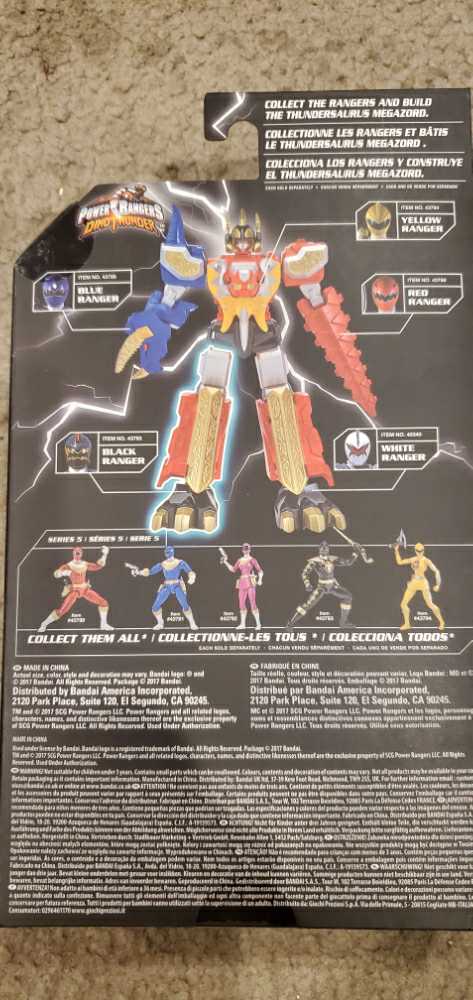 Power Rangers DinoThunder: Black Ranger - Bandai (Power Rangers DinoThunder) action figure collectible [Barcode 045557437930] - Main Image 3