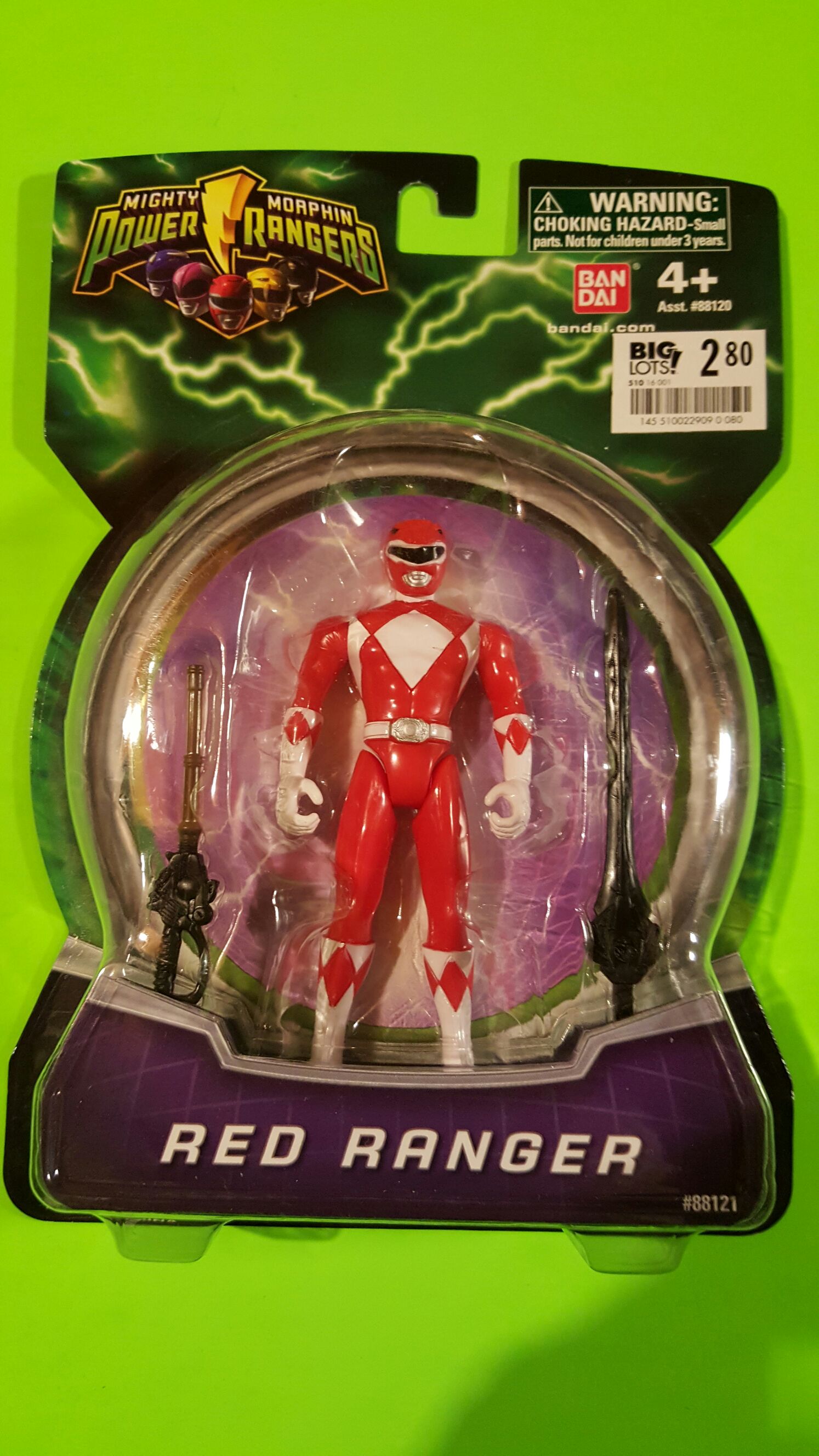 Mighty Morphin Power Rangers Red Ranger  action figure collectible [Barcode 045557881214] - Main Image 1
