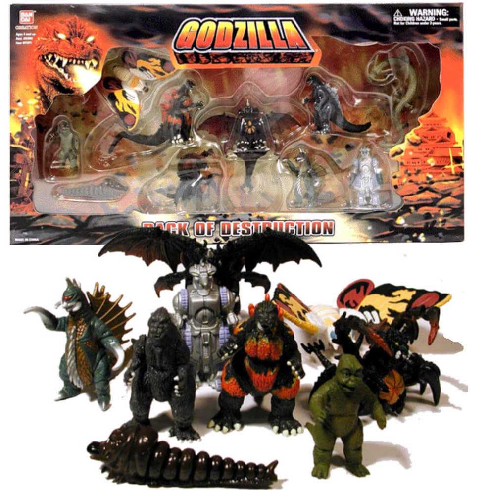 Godzilla: Pack Of Destruction - Bandai (Godzilla) action figure collectible [Barcode 045557918415] - Main Image 4