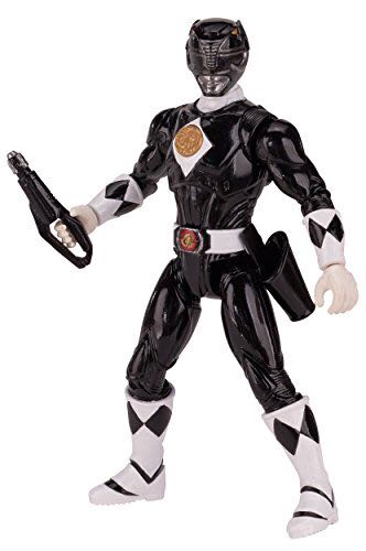 Mighty Morphin Black Ranger - Bandai (Mighty Morphin Power Rangers The Movie) action figure collectible [Barcode 045557970222] - Main Image 2