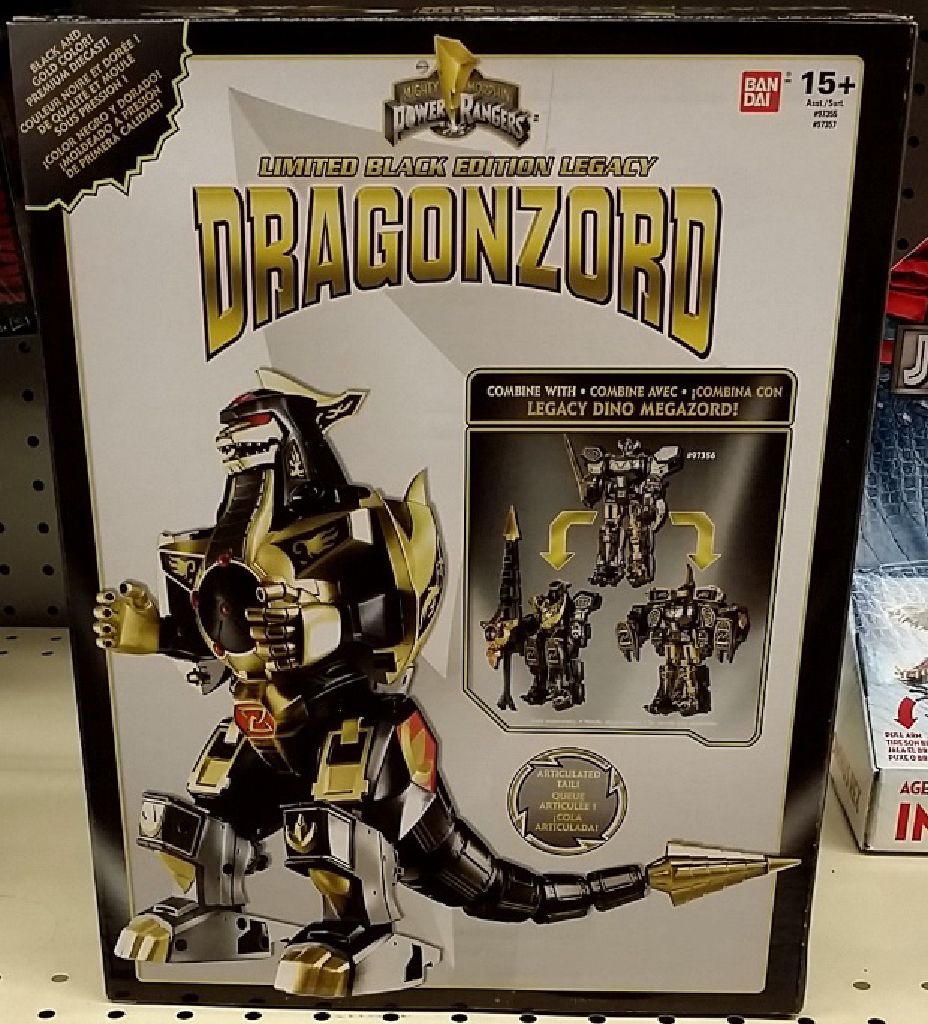 Limited Black Edition Legacy Dragonzord  action figure collectible [Barcode 045557973575] - Main Image 2