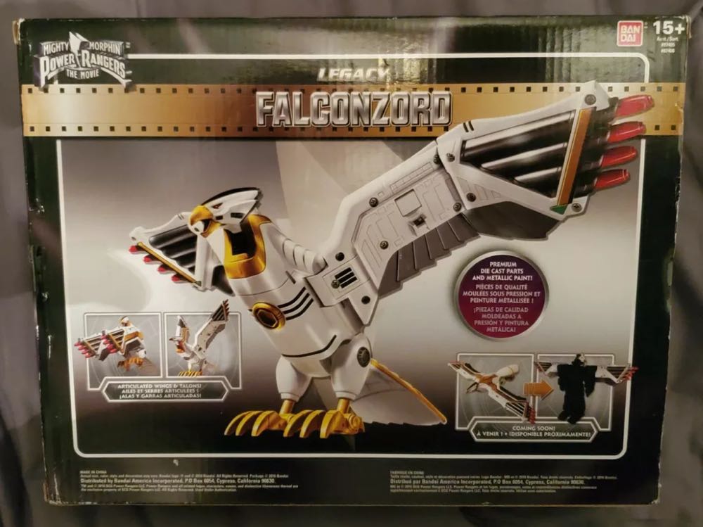 Legacy Collection Falconzord - Bandai (Power Rangers Legacy) action figure collectible [Barcode 045557974060] - Main Image 2