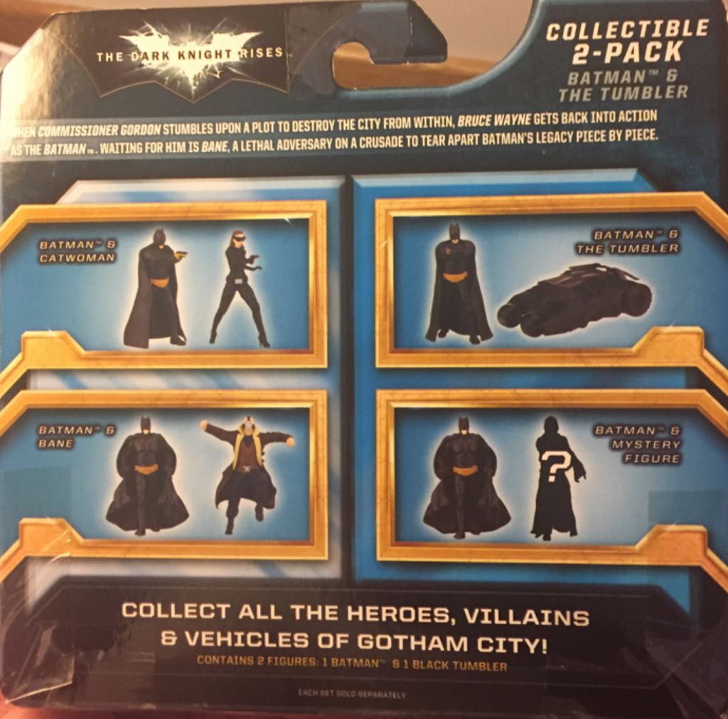 The Dark Knight Rises Batman & The Tumbler - CDI (Batman - Dark Knight Rises) action figure collectible [Barcode 045672468055] - Main Image 2