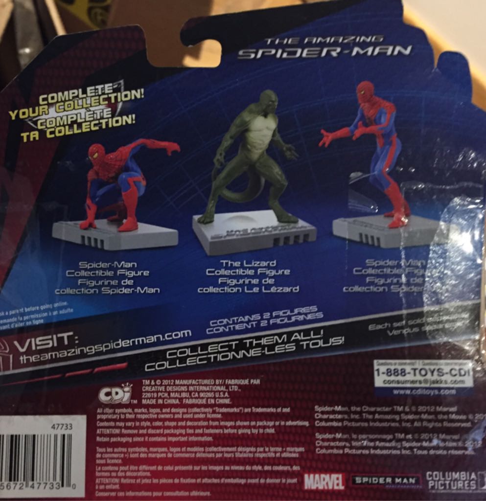 The Amazing Spiderman  - Creative Designs action figure collectible [Barcode 045672477330] - Main Image 2